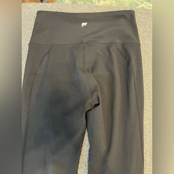 Fabletics Women's Black PureLuxe Ultra High Waisted Flared Pants - Picture 6 of 7